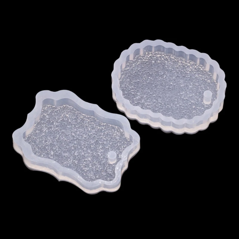 Hangtag Epoxy Resin Silicone Mold for DIY Pendant Wall Hanging Decor Jewelry Mirror Surface Aromatherapy Plaster Mold