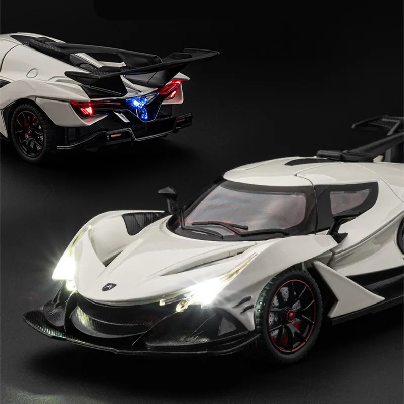 1:24 Apollo IE Alloy Car Diecasts & Toy Vehicles Car Model Sound and light Pull back Car Toys Collectbles For Childrens Gifts