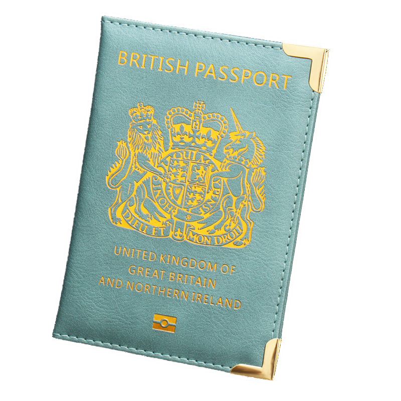 2023 Travel Accessories New United Kingdom British with Elastic Band Holder Cover Passport Wallet
