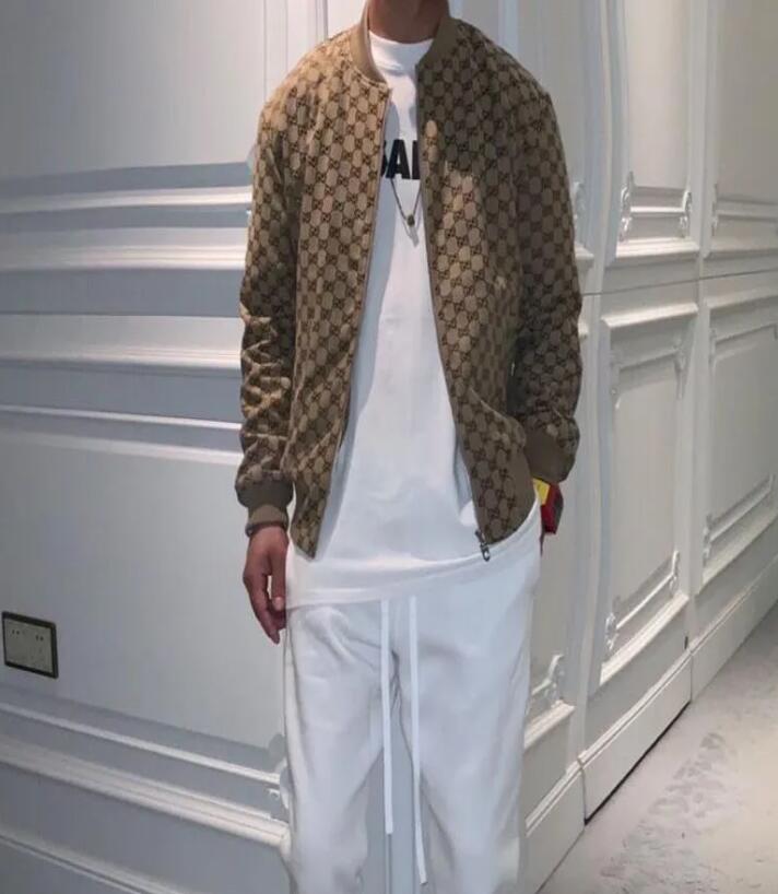 5XL designer jeans jacket for men long sleeve Luxury letter jacquard plaid denim jackets mens coat