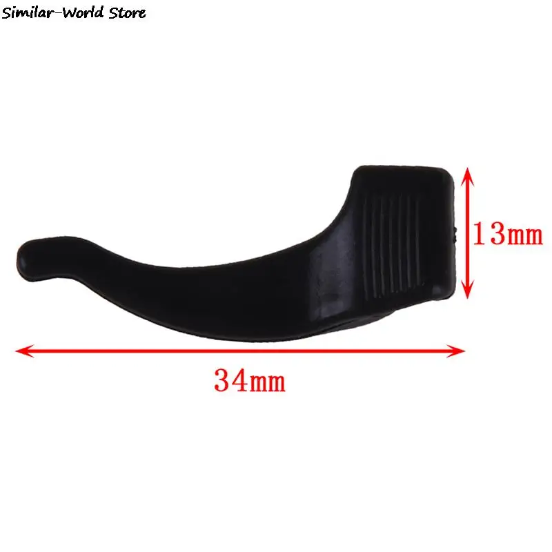 1 pairs Top Quality Silicone Anti-slip Holder For Glasses Accessories White/Black Ear Hook Sports Eyeglass Temple Tip stoppers