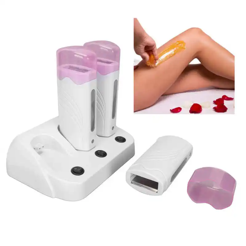 3pcs Epilator hine new Set Portable Electric Hair Removal Wax Device 2025 Epilator Heater hine Kit for Travel