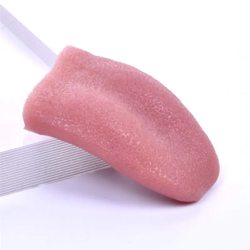 2 Pcs Tongue Fake Prank Proptoys Propstrick Horrific Realistic Party Tricks Siliconescary False Artificial Model Pranks Cosplay