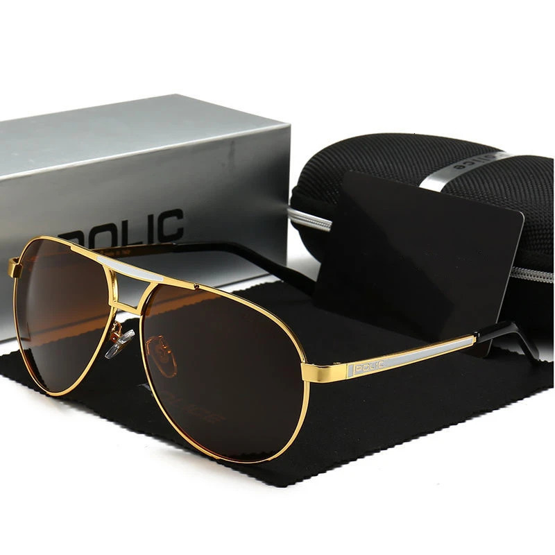 Mens sunglasses polarized sunglasses travel goggles with UV 400 protection classic pilot goggles from 8480 241031