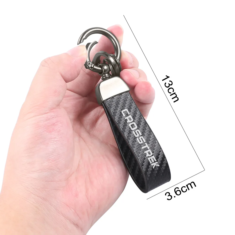 PU Leather Car Keychain Auto Accessories For Subaru Forester XV Outback Legacy Tribeca Levorg BRZ Crosstrek Exiga Ascent