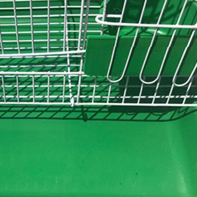 new Wire Rectangular Small Cage for Small Birds 2025 and Canaries Rekord Equipped with Bird Standing Stick and 2 Semicircular