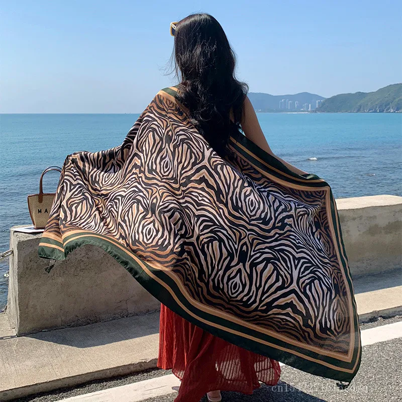 New 46 Colors Women Beach Scarf Bohemia Flower Summer Hijab Shawls and Wraps Female Foulard Echarpe Designer Pashmina Bandana