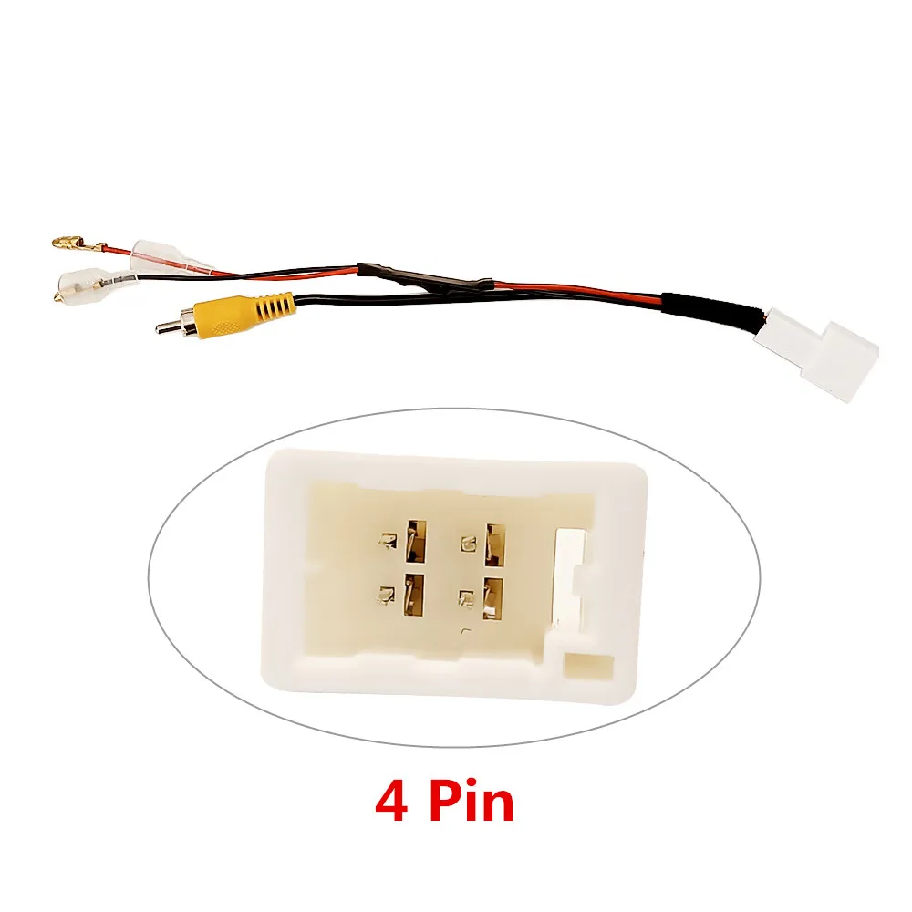 4pin 8Pin 16Pin 20Pin 24Pin For Toyota Original Factory Auto Camera Video Output Car Reverse Camera Output Video Adapter Cable