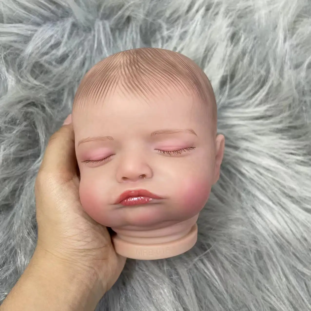 19Inch Already Painted Reborn Doll Kit Rosalie With Eyelashes 3D Skin High Quality Handmade 2025 new DIY Doll Parts