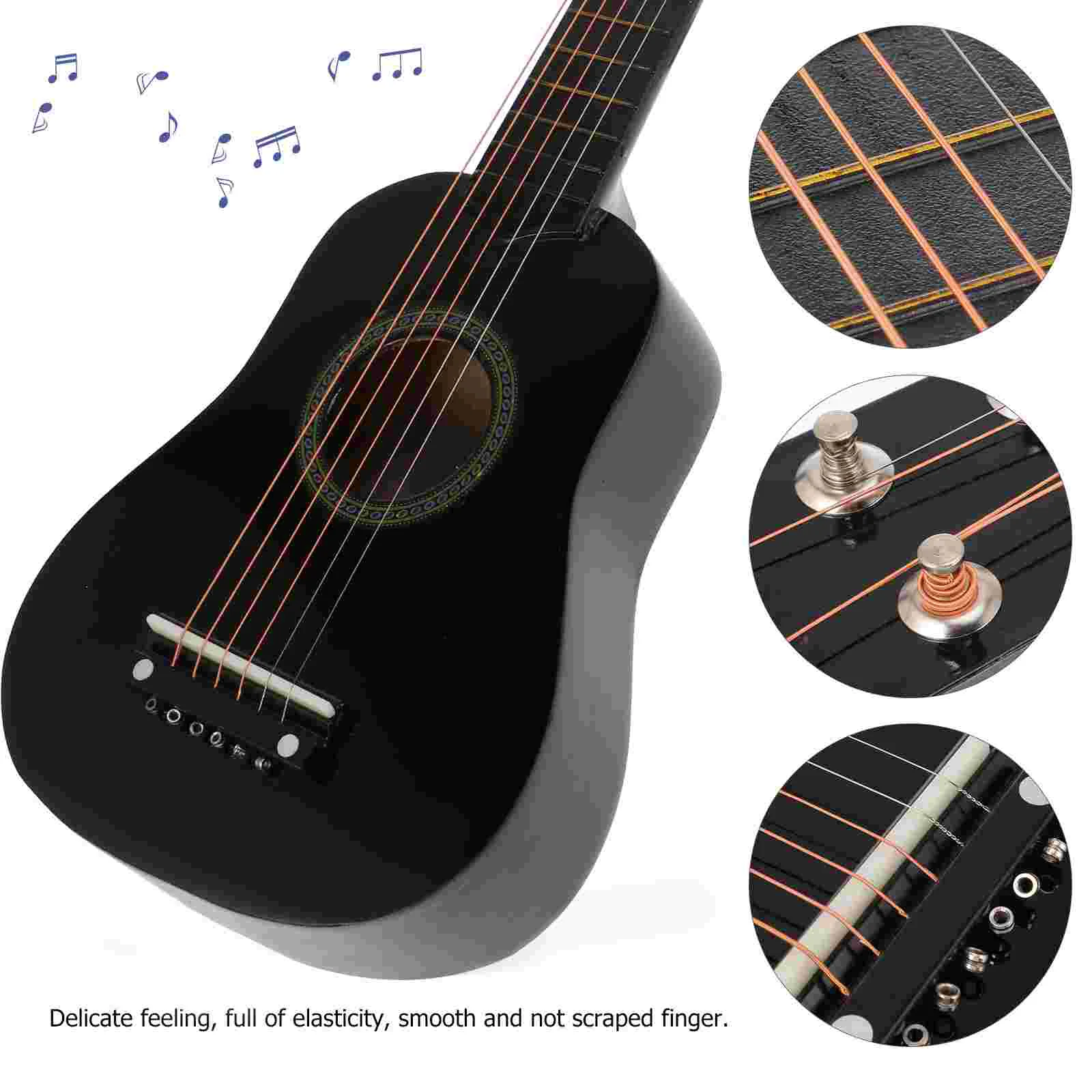 Inch Childrens Guitar Portable Small Size Guitar Wooden Musical Instrument Early Educational for Boys Kids Toddler Red Electric