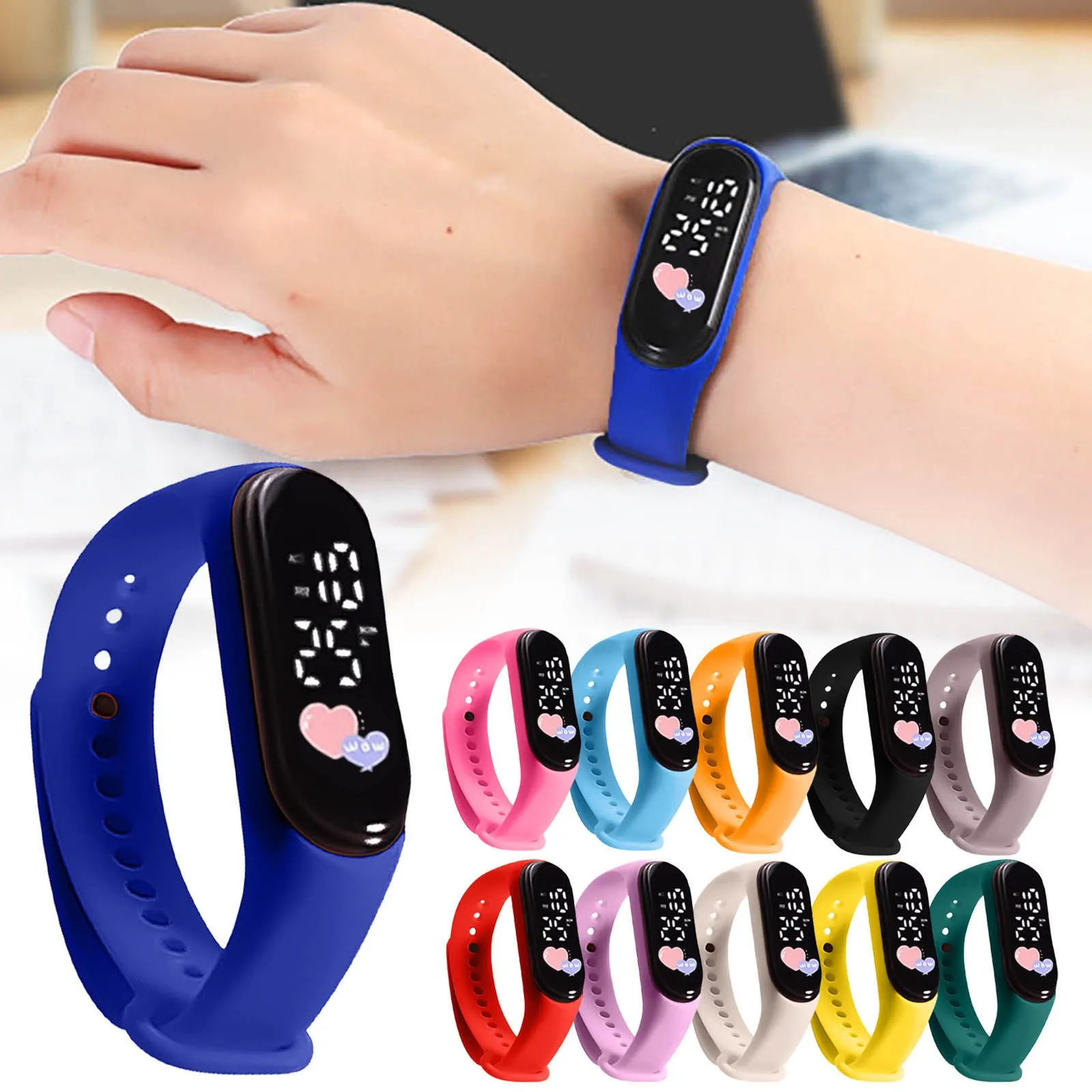 Children Digital Watch 2025 Outdoor Sports Silicone Bracelet Electronic Watch Kids Bracelet new Watches Boys Girls reloj montre