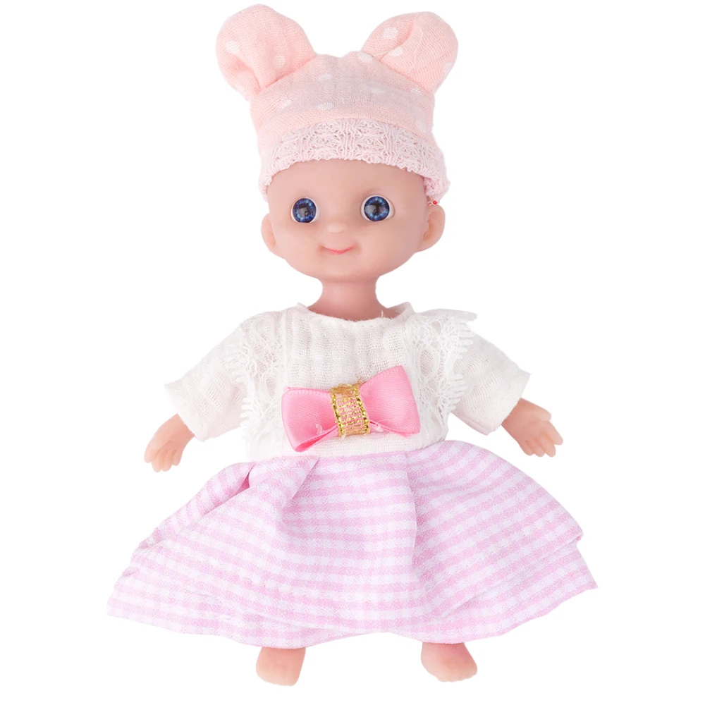 IVITA WG1569 5.51inch 98g 100% Full Body Mini Silicone Reborn Baby Doll Unpainted Unfinished Realistic Dolls for Children Toys