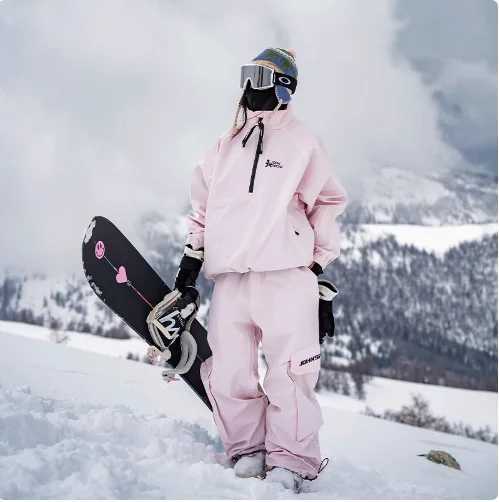 John Snow Ski Jacket Pants Womens Track and Field Clothing Mountain Skiing Set Winter Womens Skiing Set Sports Waterproof Skiing Set X241102