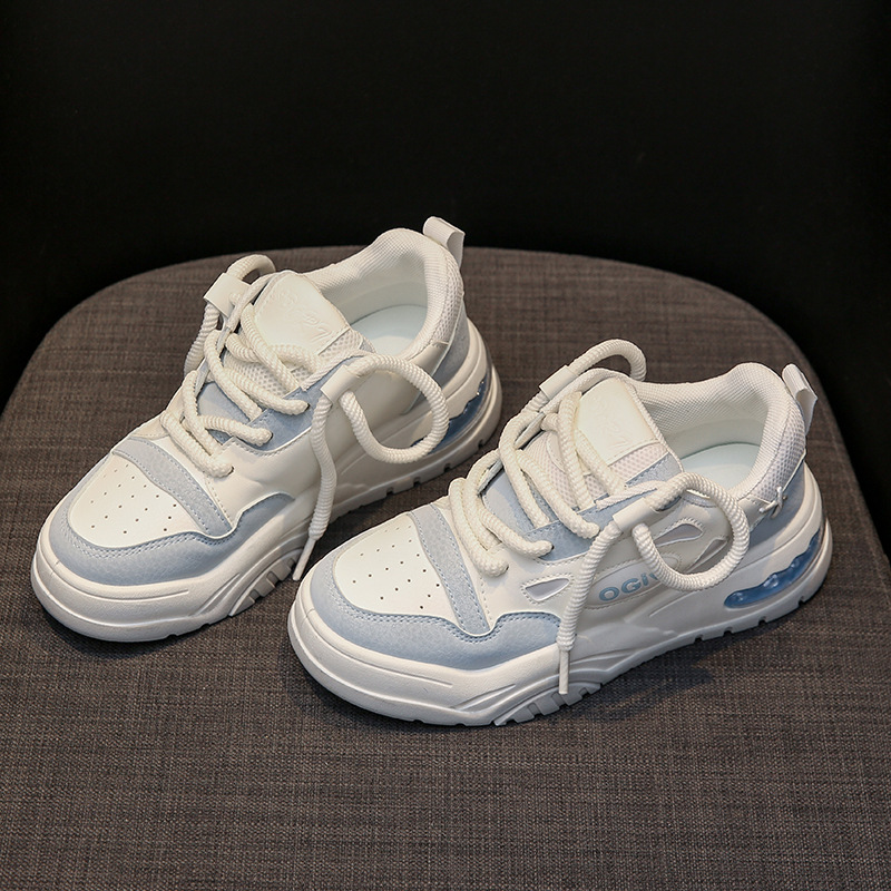 2025 Sneakers College Style Women Shoes Vulcanize Light Casual Designer Comfortable Lace-up Breathable