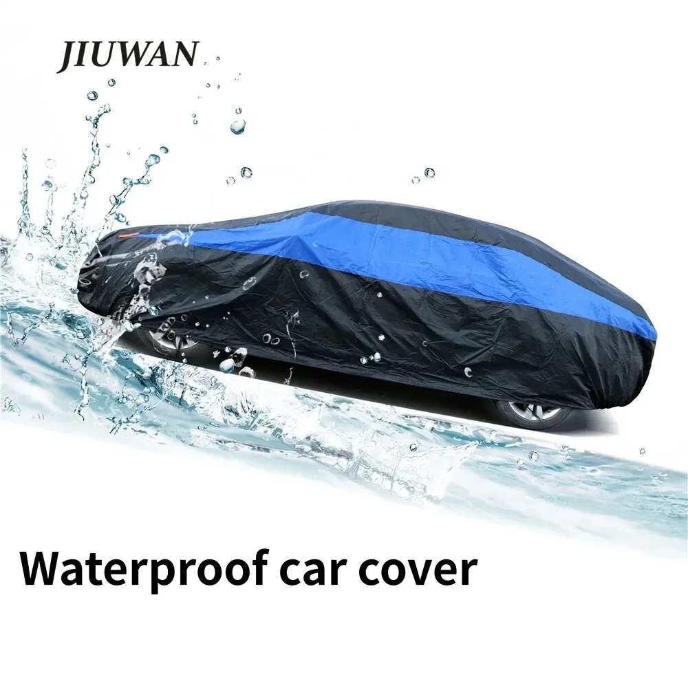 Universal Waterproof Dustproof UV Protective Cover Exterior for Hatchback Sedan SUV Full Car Covers