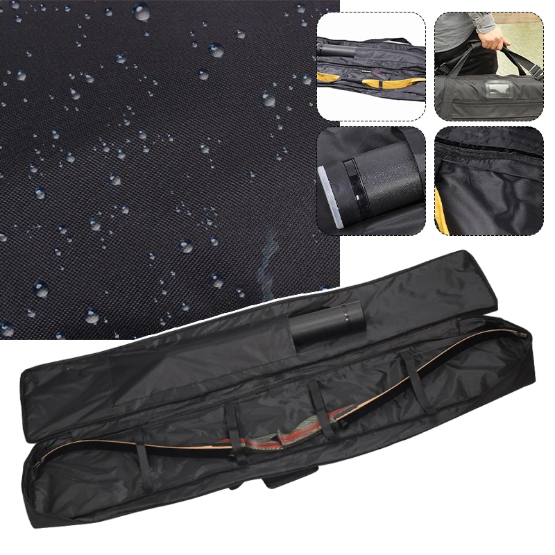 Archery Recurve Bow Storage Bag Hunt Sport Carry Case Hand Shoulder Case Bag All-In-One Backpack Bow Bag Archery Handbag
