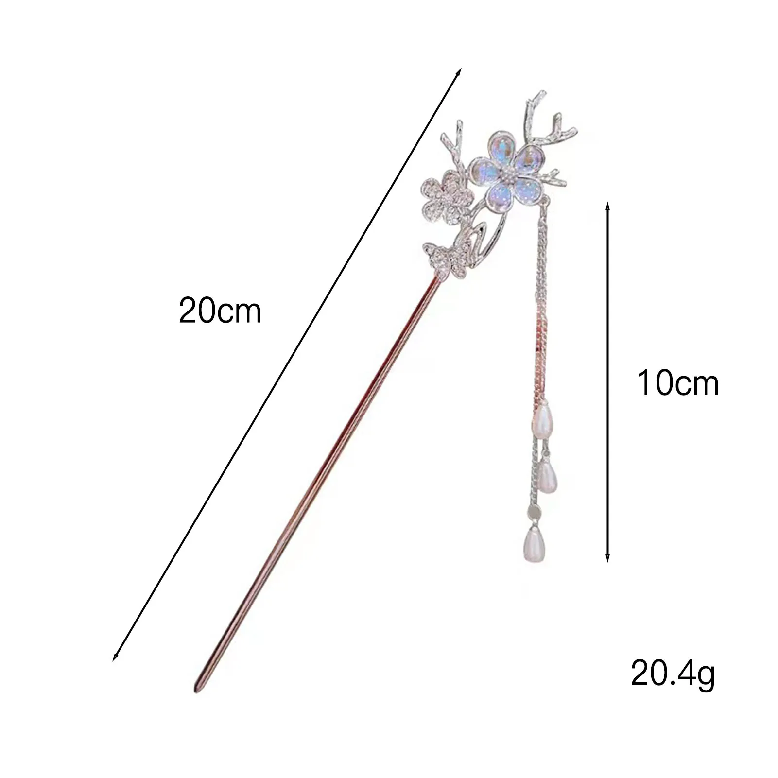 Vintage Chinese Style Hairpins Handmade Hair Stick Women Metal Hair Fork Hair Chopsticks Woman Girls Jewelry Accessories