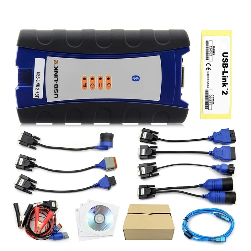 Ne-xiq2 USB Link 2 original 125032 Diesel Truck Interface diagnostics with software Bluetooth for Heavy Duty Truck scanner Tool