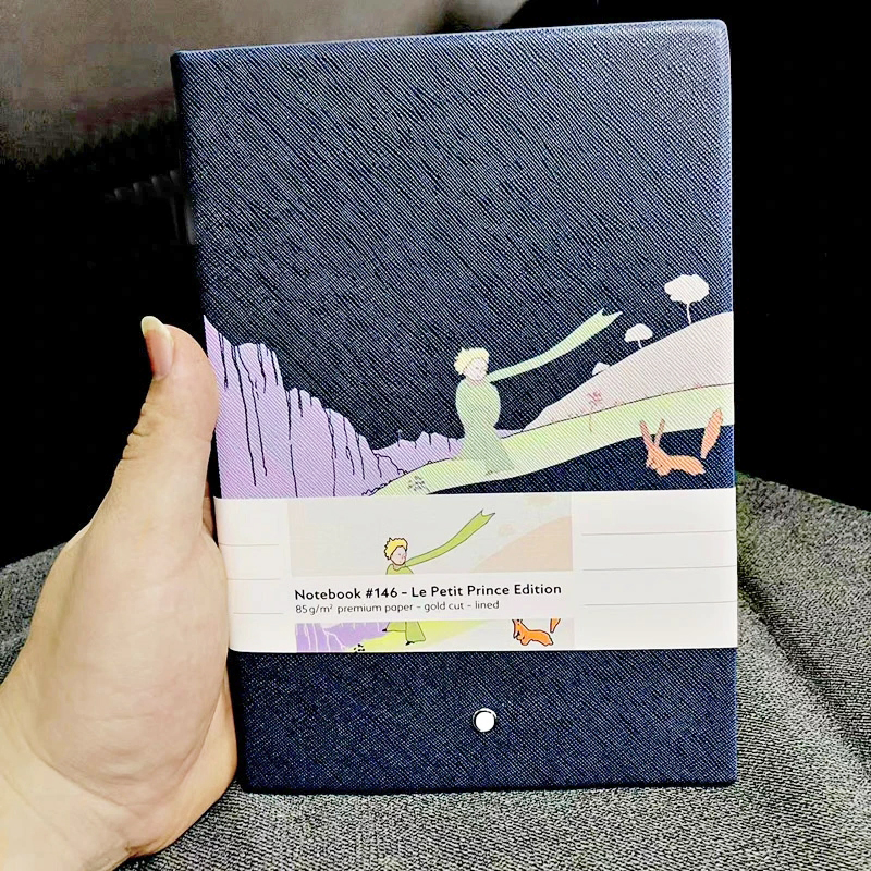 MB #146 Little Prince With The Fox Blue Color Quality Paper Carefully Crafted Notebook Writing Stylish