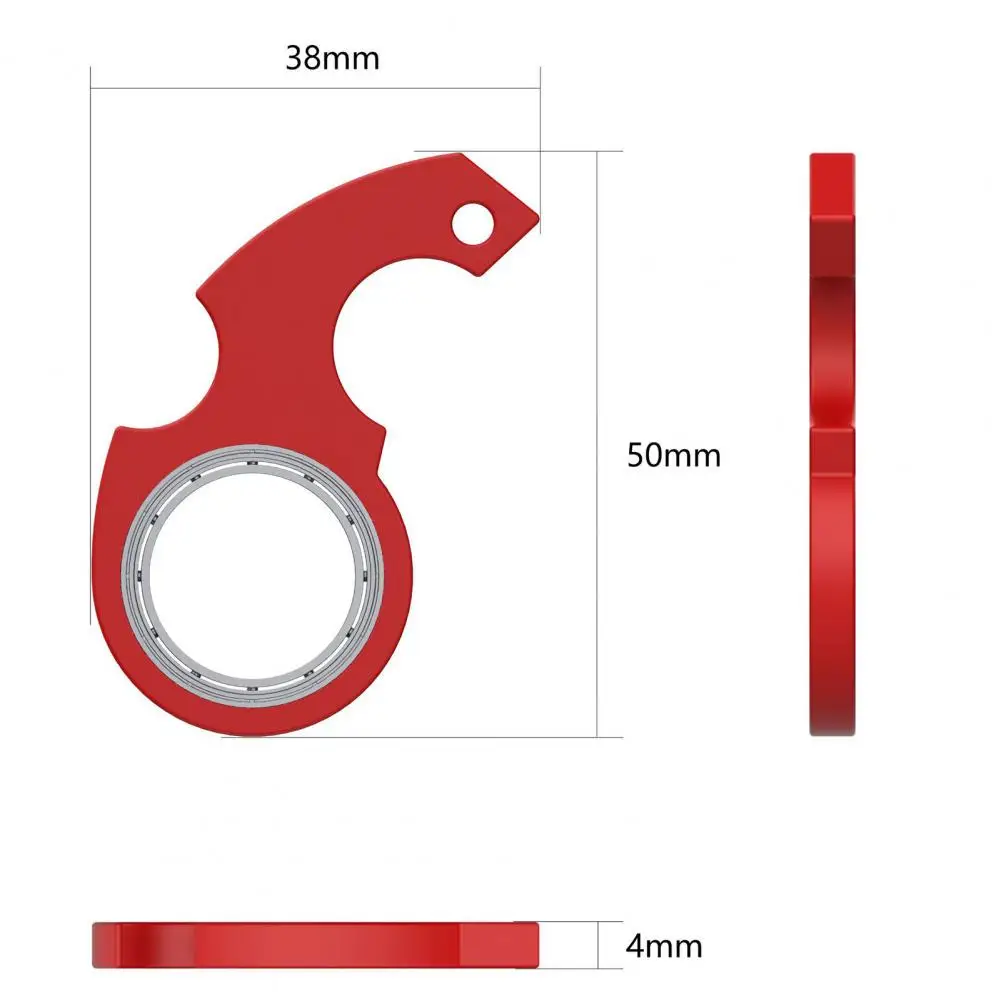 Eco-friendly Fingertip Spinner Pocket-sized Novelty Toy Keychain Fidget Spinner EDC Fingertip Fidget Spinner Toy