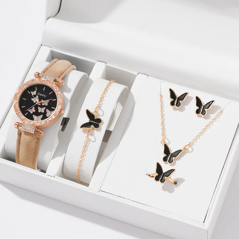 Luxury Women Watch Bracelet Watches Set Female Leather Band Ladies Quartz Wristwatch Female Clock Zegarek Damski Relogio