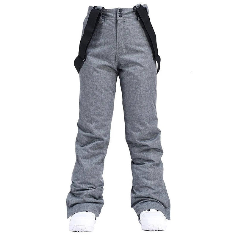 -20 Degree Snow Plus Size Elastic Waist Women's Trousers Winter Skating Skiing Outdoor Ski Pants For Men