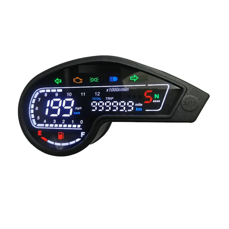 Motorcycl Honda NXR150 NXR125 Bros 2003-2014 CRV Digital LED Odometer Speedometer Tachometer XR150 GY200 Mexico Brazil Colombia