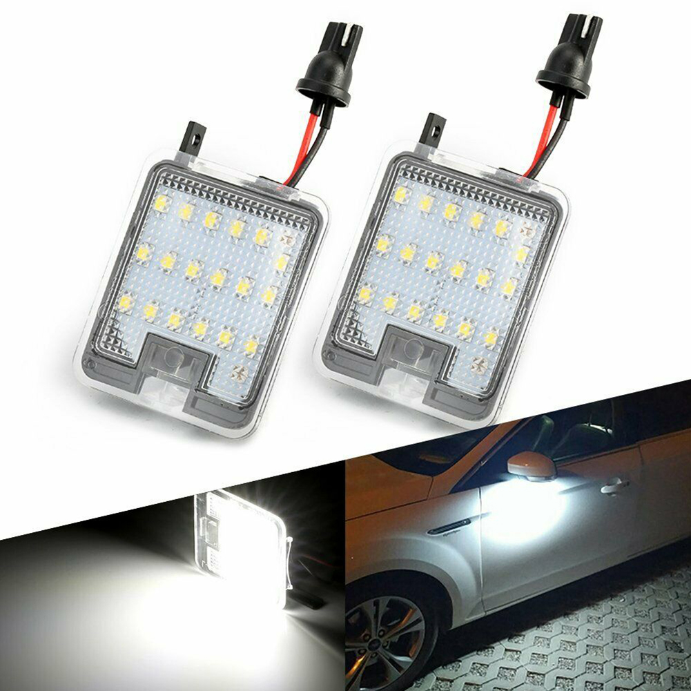 Car Pathway Lights LED Puddle Lamps Under Rear View Side Mirror For Mondeo MK4 Focus Dopo Escape C-Max