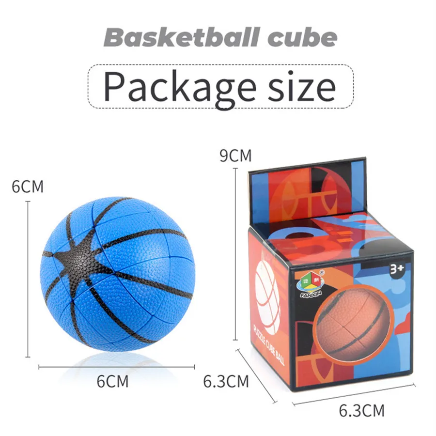 Fanxin Basketball Cube 3x3 Cubo Magico Puzzle Toy For Children Kids Gift Magic Cube Toy