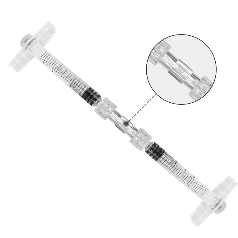 Double Female Luer Lock Connector Medical Plastic Female Syringe Connector 10/20/50Pcs Adapter Coupler Lock Syringe Connector
