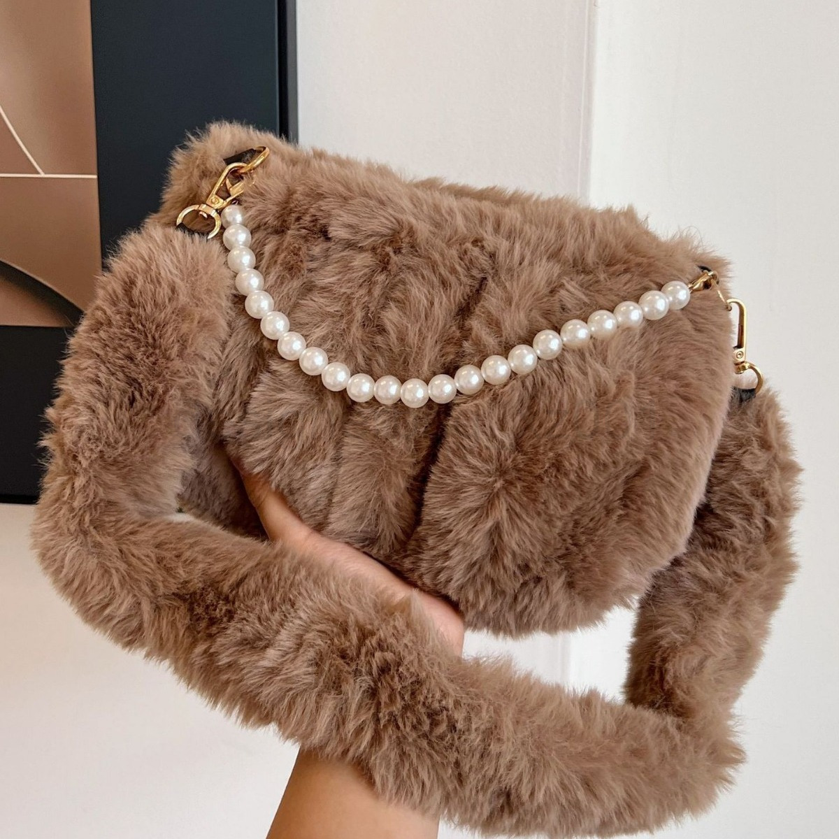 Fashion Classic Bag Designer 10a Top Woman Handbagevening Bags Plush Velvet for Women Large Capacity New Autumn and Winter Shoulder Crossbody Highend 