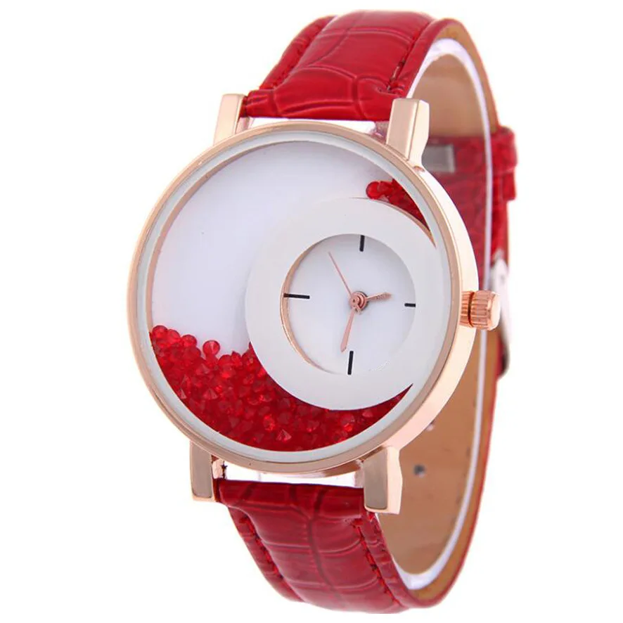 Broken Diamond Women's Watches Large Dial Quartz Wristwatches Students Watches Casual Simple Women's Quartz Watches Ladies Watch