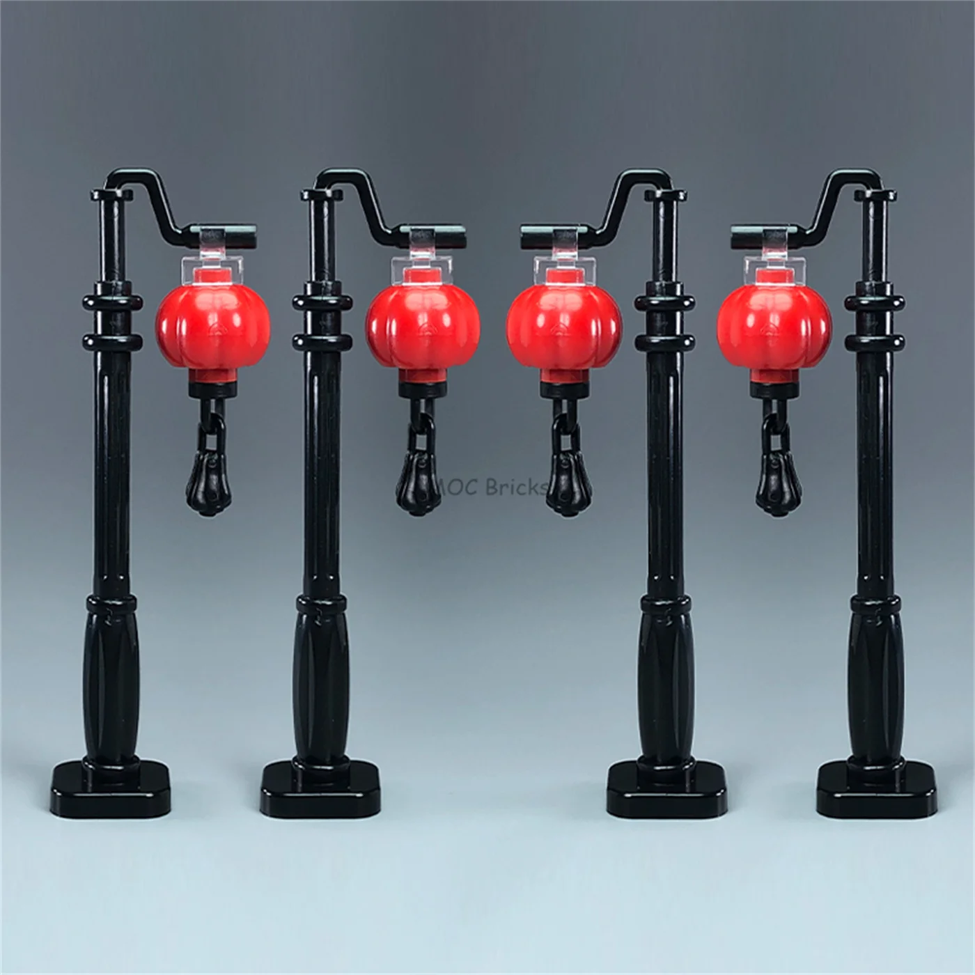 MOC Bricks DIY Traffic Lamp Light City Street Road City Series Accessories Educational Building Blocks Toys Dolls Kids Xmas Gift