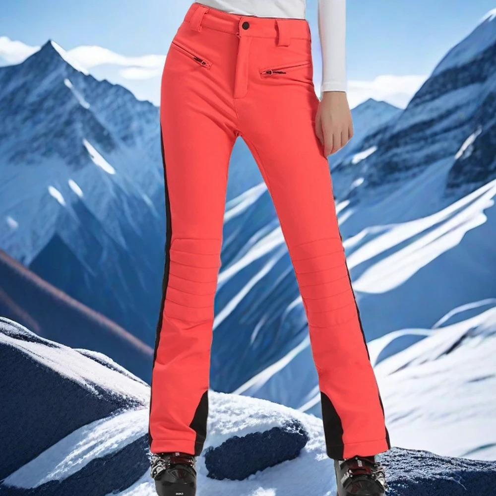 2025 New Ski For Women Waterproof Warm Snow Trousers Outdoor Sport High Elasticity Clothes Winter Alpine Skiing Slim Pants