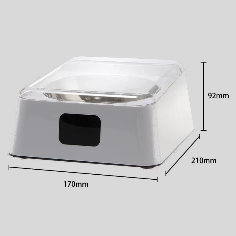 Automatic Pet Feeder Bowl Pet Cat Dog Food Feeder Infrared Sensor Auto Open Cover Smart Feeder Anti-mouse Dog Cat Food Dispenser