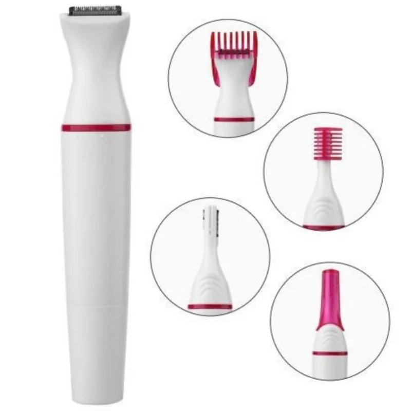 1PC 5 In 1 Women Electric Epilator For Eyebrow Underarm Bikini Leg Hair Remover Shaver Razor Depilador Feminino Multifunction