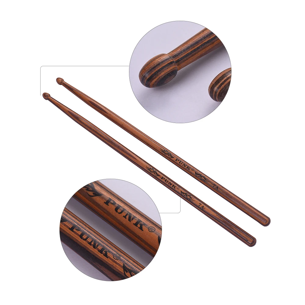 Wooden Drumsticks 5A/ 5B/ 7A Drum Sticks One Pair of Drumstick Maple Wood Drum Set Accessories