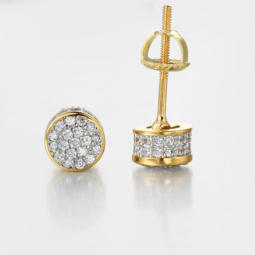 Light Luxury Thread Earrings for Women Micro Set AAA Zircon Trendy Earrings