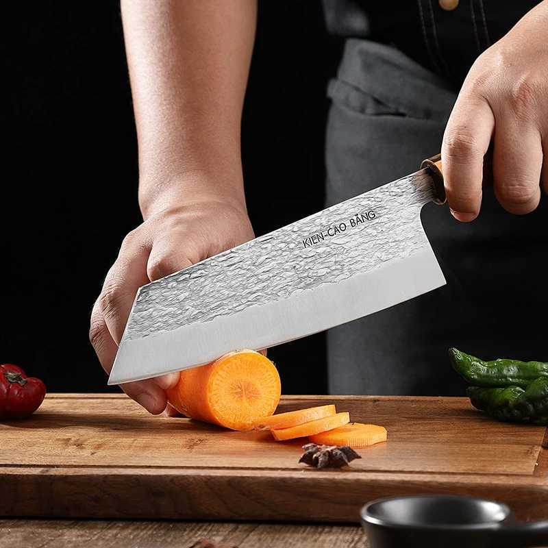 Professional Japanese chefs knife hand forged steel fish fruit knife butchers meat slicing and chopping kitchen knife with gift box X241102