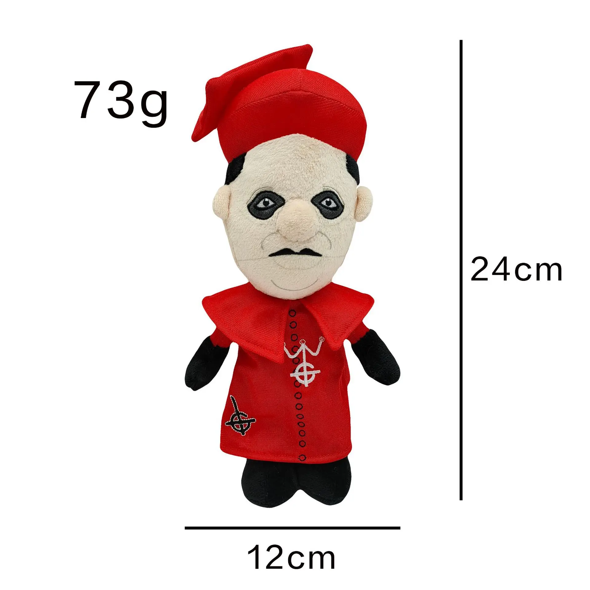 NEW 25cm Ghost Band Cardinal Copia Plush Doll Ghost Singer Struffed Plush Toys Christmas And Halloween Gifts For Children