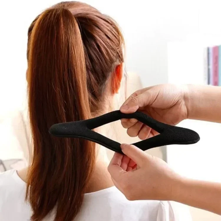 Sponge Plastic Loop Curly Hair Maker Hair Scrunchie Headband Twist Donut Bun Curler Braiders Hairbands Hairs Styling Tools