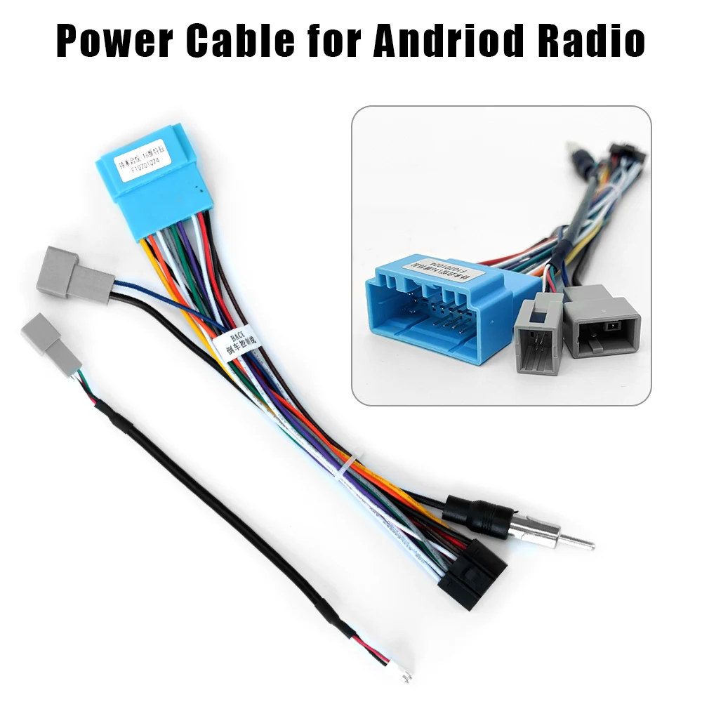 2025 Power new Connector 2 Din Car Android Radio Cable Universal
