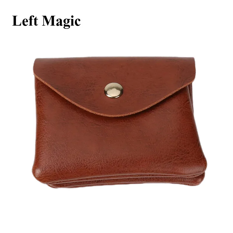 Card and Coin Carrier Magic Tricks Coin Card Storage Bag Deck Guard Magia Magician Retro Style Accessories Illusions Magie Props