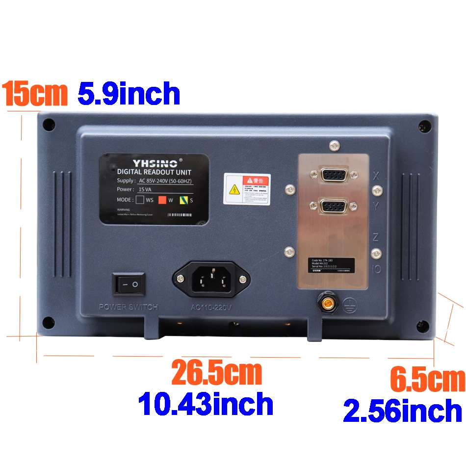 IP67 Magnetic Scales Grid Set 2 Axis Dro Kit 5U 5V TTL Digital Readout YH200-2 1000 2000 3000 4000 5000 6000 8000 9000