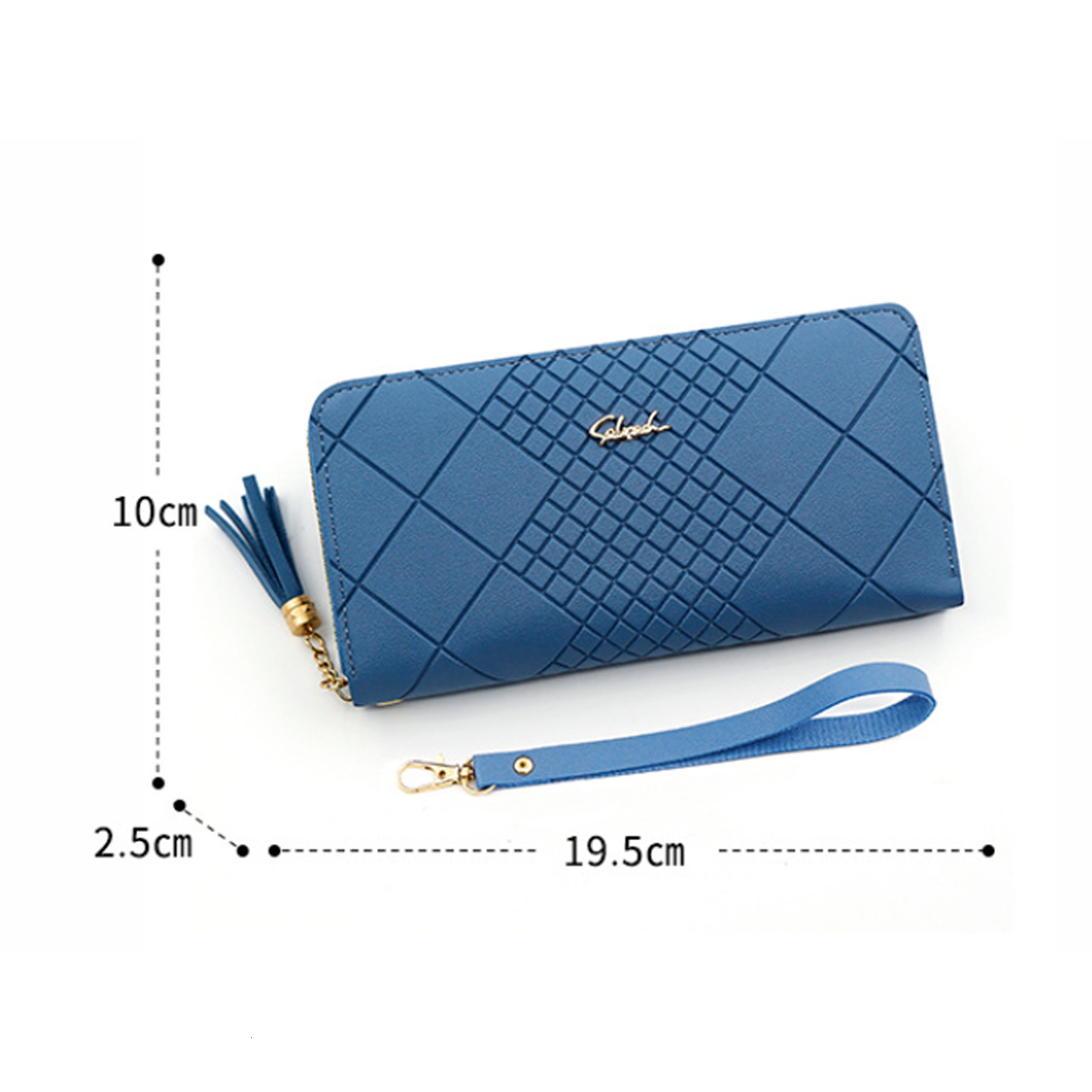 Women Long Zipper Wallet Card Holder PU Leather Clutch Coin Purse Large Capacity Lady Wristlet Phone Pouch HandBags Money Pocket