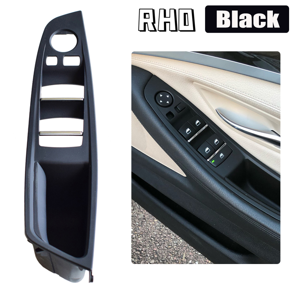 Right Hand Drive RHD Side Inner Door Handle Panel Trim Beige Oyster Black Red-Wine For BMW F10 F11 520i 528i 535i 2010-2016