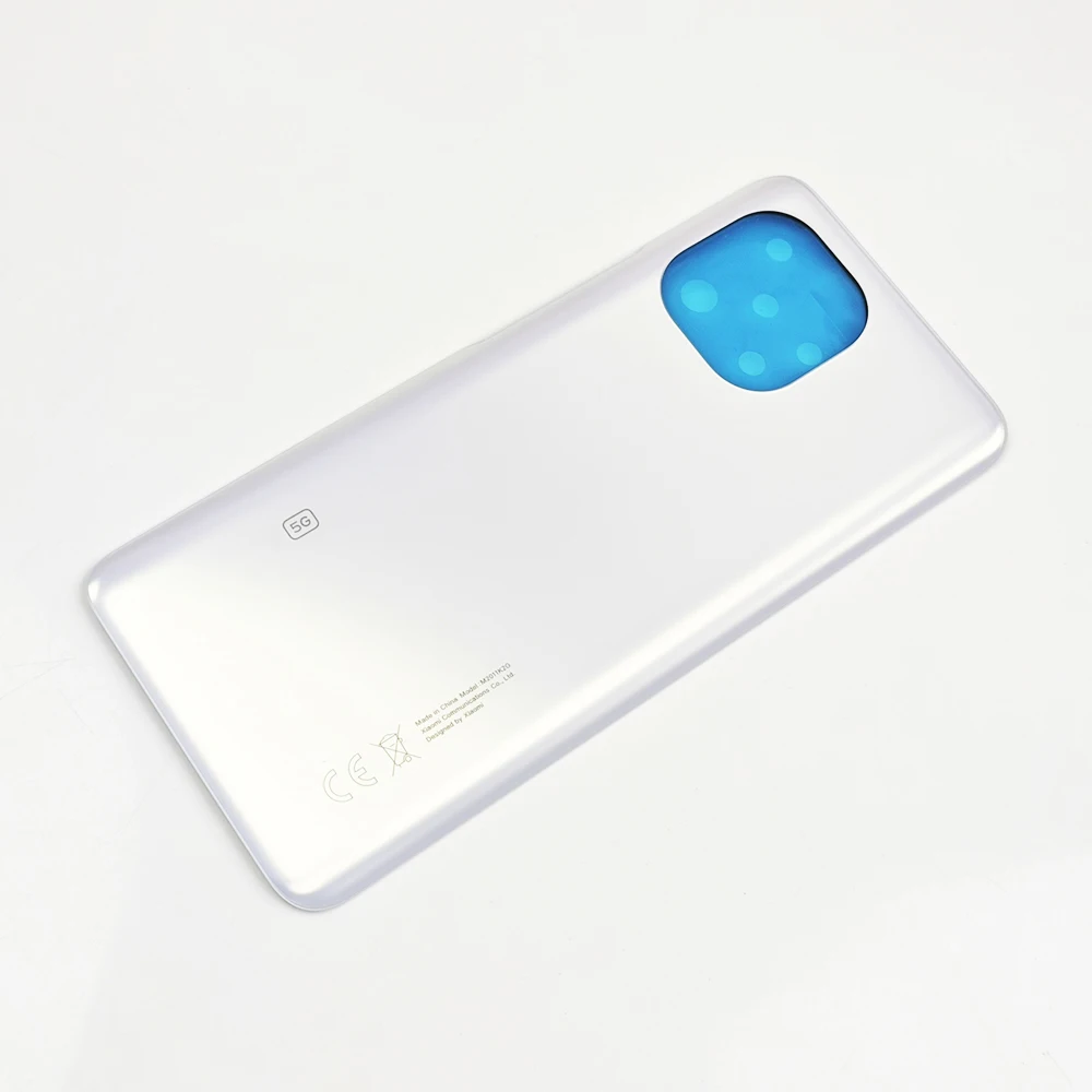 Mi11 100% Original Gorilla Glass Back Glass Cover For Xiaomi Mi 11 , Back Door Replacement Hard Battery Case, Rear Housing Cover
