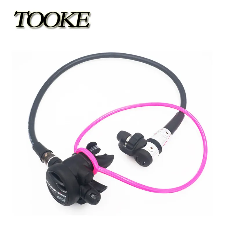 Dive Diving Silicone Regulator Necklace Holder Flexible Mouthpiece Regulator Necklace Ring Octopus Holder Tech Diving