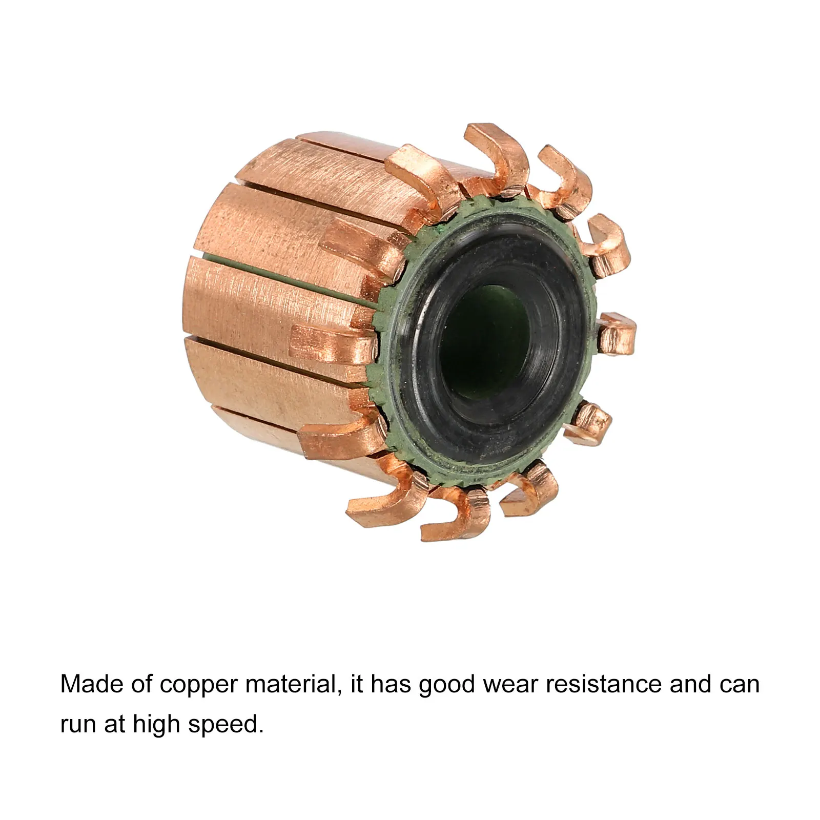 11 Sizes Electric Motor Commutator 2025 7/8/10/12 Gear Teeth 4-10mm ID 11-23mm OD Copper Motor Accessory for new Power Tools DC Motors