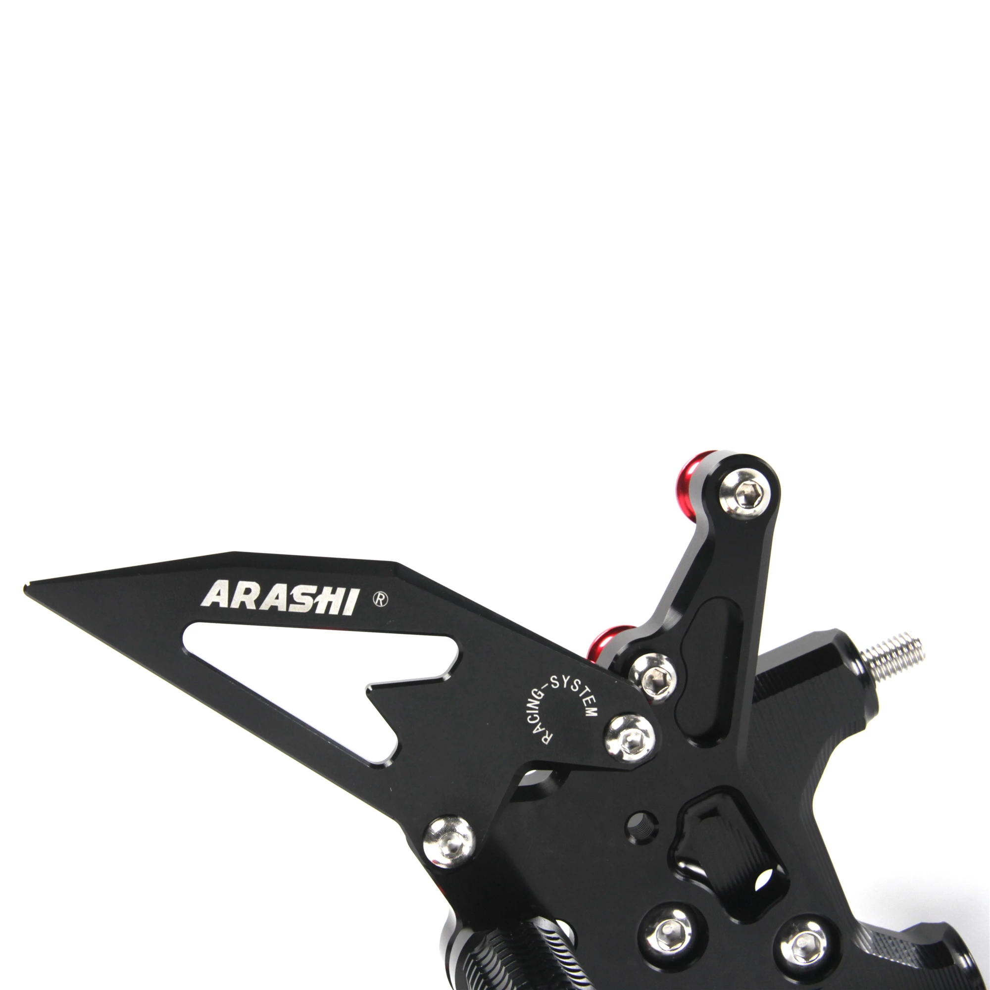 Arashi Spare Parts Adjustable Rearsets Replacement Shift Linkage Lever Gear Selector Motorcycle Footrest Spare Parts Foot Pegs